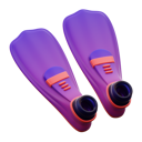 پیش‌نمایش فایل diving-fins-5694767 از پک تعطیلات