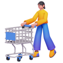 پیش‌نمایش فایل girl-doing-shopping-5565462 از پک فعالیت روزانه
