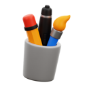 پیش‌نمایش فایل pencil-holder-6346651 از پک طراحی گرافیک