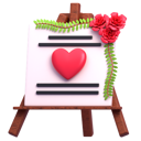 پیش‌نمایش فایل wedding-board-7493899 از پک عروسی عاشقانه