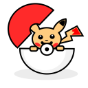 پیش‌نمایش فایل pokemon-pokeball-pikachu-thunder-electric-shock از پک پوکمون