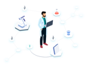 پیش‌نمایش فایل isometric-graphic-health-blockchain-flatfrom-1776152 از پک بلاکچین