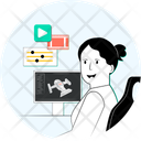 پیش‌نمایش فایل 3d-model-graphic-designer-girl-10075675 از پک آواتار حرفه ای