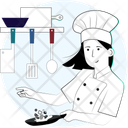 پیش‌نمایش فایل cooking-chef-women-10075676 از پک آواتار حرفه ای