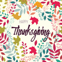 پیش‌نمایش فایل happy-thanksgiving-day-card-with-floral-decorative-elements-colorful-design-1743013 از پک شکرگزاری