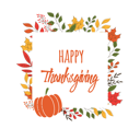پیش‌نمایش فایل happy-thanksgiving-day-card-with-floral-decorative-elements-colorful-design-1743030 از پک شکرگزاری