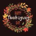 پیش‌نمایش فایل happy-thanksgiving-day-card-with-floral-decorative-elements-colorful-design-1743032 از پک شکرگزاری