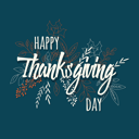 پیش‌نمایش فایل happy-thanksgiving-day-card-with-floral-decorative-elements-colorful-design-1743034 از پک شکرگزاری