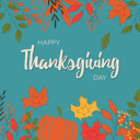 پیش‌نمایش فایل happy-thanksgiving-day-card-with-floral-decorative-elements-colorful-design-1743035 از پک شکرگزاری