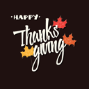 پیش‌نمایش فایل happy-thanksgiving-day-card-with-floral-decorative-elements-colorful-design-1743041 از پک شکرگزاری
