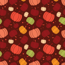 پیش‌نمایش فایل thanksgiving-and-autumn-seamless-pattern-with-pumpkins-colorful-design-1743021 از پک شکرگزاری