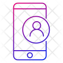 پیش‌نمایش فایل mobile-user-2 از پک آیکون های تلفن هوشمند-گرادیان