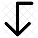 پیش‌نمایش فایل arrow-to-below از پک آرروکون ها