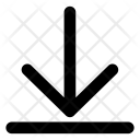 پیش‌نمایش فایل arrow-to-bottom از پک آرروکون ها