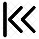 پیش‌نمایش فایل chevrons-to-left از پک آرروکون ها