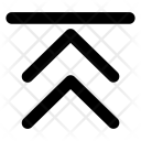 پیش‌نمایش فایل chevrons-to-top از پک آرروکون ها