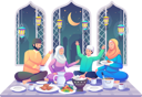 پیش‌نمایش فایل family-doing-ramazan-dinner-together-5040344 از پک رمضان و عید مبارک