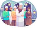 پیش‌نمایش فایل muslim-people-perform-tarawih-prayers-5040350 از پک رمضان و عید مبارک