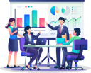 پیش‌نمایش فایل business-team-conducting-board-meeting-with-each-employee-5200842 از پک کسب و کار
