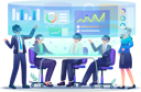 پیش‌نمایش فایل business-team-doing-analysis-using-vr-technology-5200839 از پک کسب و کار