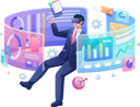 پیش‌نمایش فایل businessman-using-vr-technology-for-analysis-5200840 از پک کسب و کار