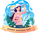 پیش‌نمایش فایل beautiful-girl-wearing-summer-clothes-5599488 از پک تابستان شاد