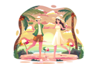پیش‌نمایش فایل couple-is-dancing-at-the-summer-beach-party-in-the-afternoon-5599485 از پک تابستان شاد