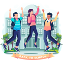 پیش‌نمایش فایل happy-students-with-backpacks-are-jumping-5886047 از پک بازگشت به مدرسه