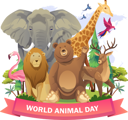 پیش‌نمایش فایل happy-world-animal-day-6256864 از پک روز جهانی حیوانات