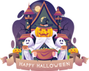 پیش‌نمایش فایل pumpkin-heads-with-buckets-full-of-candy-6542234 از پک هالووین