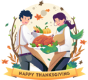 پیش‌نمایش فایل couple-preparing-and-cooking-dishes-for-the-thanksgiving-holiday-6762656 از پک شکرگزاری