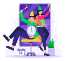 پیش‌نمایش فایل people-celebrate-new-year-7207502 از پک سال نو