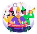 پیش‌نمایش فایل people-have-party-together-to-celebrate-new-year-7207504 از پک سال نو