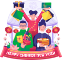 پیش‌نمایش فایل asian-people-buy-presents-to-celebrate-the-new-year-7356408 از پک سال نو چینی