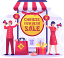 پیش‌نمایش فایل chinese-new-year-sale-7356413 از پک سال نو چینی