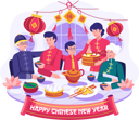 پیش‌نمایش فایل happy-asian-family-gathering-is-having-a-reunion-dinner-7356405 از پک سال نو چینی