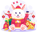 پیش‌نمایش فایل kids-holding-lanterns-and-greeting-for-new-year-7356409 از پک سال نو چینی