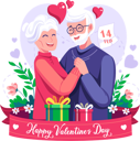 پیش‌نمایش فایل old-couple-hugging-each-other-7642024 از پک روز ولنتاین