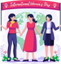 پیش‌نمایش فایل women-standing-together-holding-hands-7929879 از پک روز زن