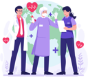 پیش‌نمایش فایل doctors-and-medical-workers-are-celebrating-health-day-8271052 از پک روز جهانی سلامت