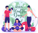 پیش‌نمایش فایل people-doing-excise-and-workout-8271054 از پک روز جهانی سلامت