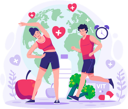 پیش‌نمایش فایل people-exercising-to-stay-healthy-8271055 از پک روز جهانی سلامت