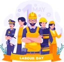پیش‌نمایش فایل labour-day-on-1st-may-8381023 از پک روز کارگر