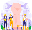 پیش‌نمایش فایل workers-day-8381020 از پک روز کارگر