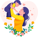 پیش‌نمایش فایل mom-lifting-her-baby-8511211 از پک روز مادر