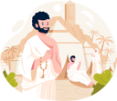 پیش‌نمایش فایل muslim-pilgrimage-praying-on-jabal-rahmah-mountains-at-arafat-hill-8919400 از پک زیارت حج
