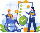 پیش‌نمایش فایل an-injured-worker-in-a-wheelchair-gets-an-insurance-coverage-explanation-from-a-female-insurance-agent-11773208 از پک بیمه