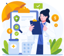 پیش‌نمایش فایل female-doctor-holding-a-clipboard-explains-a-health-insurance-policy-11773220 از پک بیمه