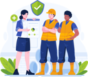 پیش‌نمایش فایل female-insurance-agent-explains-and-offers-an-insurance-policy-to-construction-workers-11773223 از پک بیمه