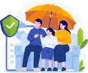 پیش‌نمایش فایل happy-family-protected-by-health-and-life-insurance-11773212 از پک بیمه